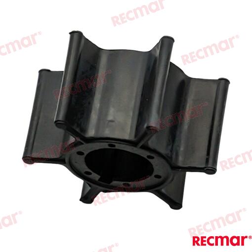 Water pump impeller - (8A, 8B, 15A) OEM: Mercruiser: 47-95611M, 95611M; Yamaha: 662-44352-01, 6624435201