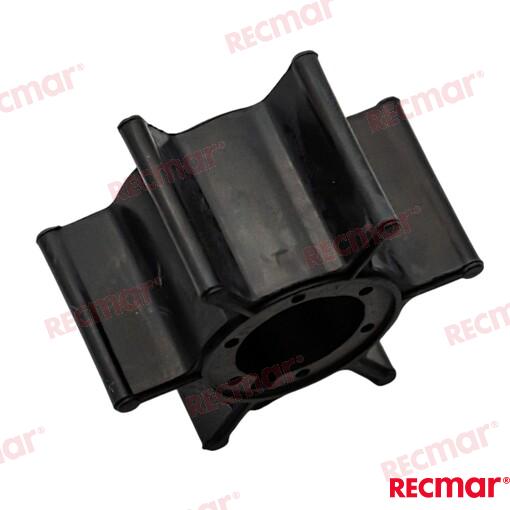 Water pump impeller - (8A, 8B, 15A) OEM: Mercruiser: 47-95611M, 95611M; Yamaha: 662-44352-01, 6624435201