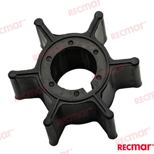 Water pump impeller - (8A, 8B, 15A) OEM: Mercruiser: 47-95611M, 95611M; Yamaha: 662-44352-01, 6624435201