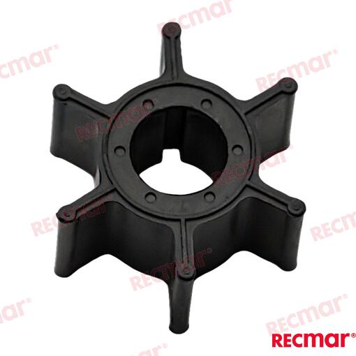 Water pump impeller - (8A, 8B, 15A) OEM: Mercruiser: 47-95611M, 95611M; Yamaha: 662-44352-01, 6624435201