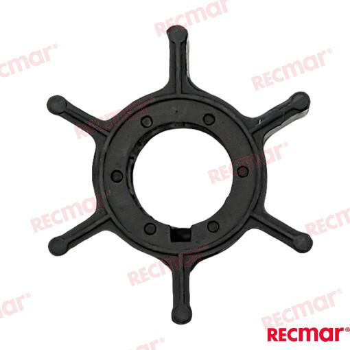 Water pump impeller - (8A, 8B, 15A) OEM: Mercruiser: 47-95611M, 95611M; Yamaha: 662-44352-01, 6624435201
