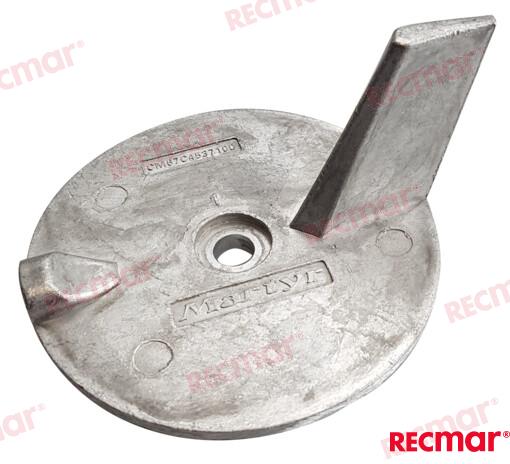 Aluminum anode OEM: Yamaha: 67C-45371-00