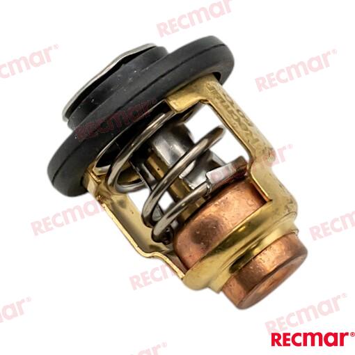 Thermostat OEM: Mercruiser: 825212T02; Yamaha: 69M-12411-00, 69M-12411-00-00, 69M-12411-01, 69M-12411-01-00, 69M1241100, 69M124110000