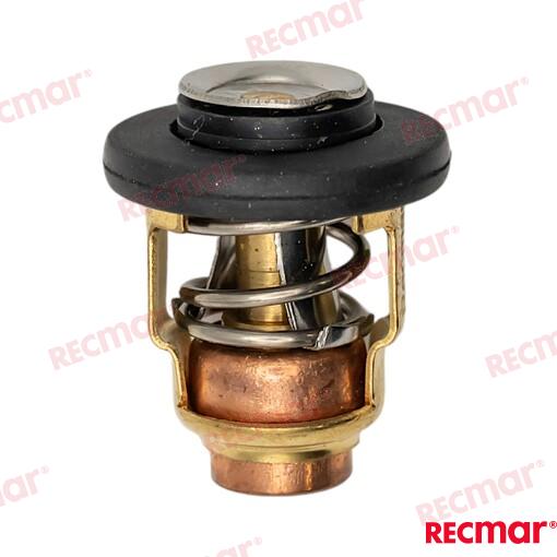 Thermostat OEM: Mercruiser: 825212T02; Yamaha: 69M-12411-00, 69M-12411-00-00, 69M-12411-01, 69M-12411-01-00, 69M1241100, 69M124110000