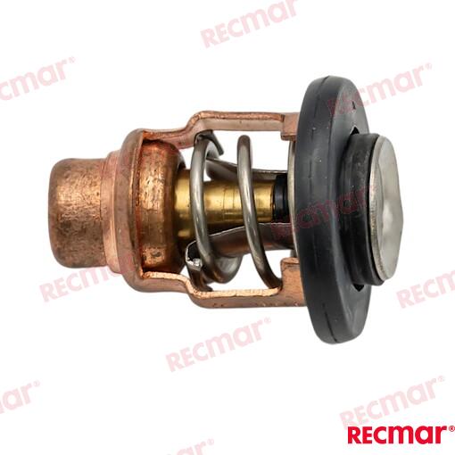 Thermostat for Yanmar, Yamaha, Honda, Tohatsu 50°C OEM: Yanmar: 688-12411-10; Yamaha: 688-12411-00, 688-12411-01, 688-12411-10, 688-12411-11
