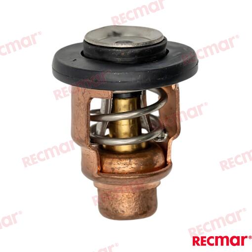 Thermostat for Yanmar, Yamaha, Honda, Tohatsu 50°C OEM: Yanmar: 688-12411-10; Yamaha: 688-12411-00, 688-12411-01, 688-12411-10, 688-12411-11