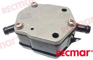 Fuel pump OEM: Mercruiser: 8M0175309, 8M6010284; Yamaha: 6E5-24410-01-00, 6E5-24410-02-00, 6E5-24410-03-00, 6E5-24410-04-00