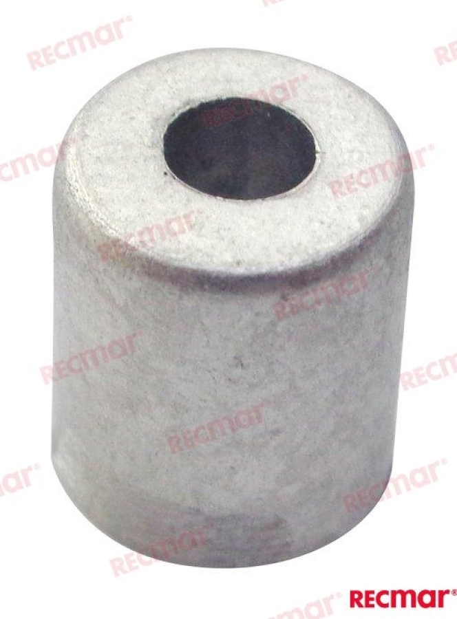 Zinc anode OEM: Mercruiser: 825435; Parsun: F4-04070003; Yamaha: 68D-E1325-00-00, 6G8-11325-00-00; Honda: 12155-ZV4-A00, 12155-ZV4-A01