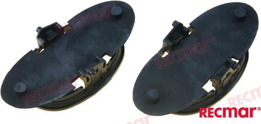 Water shutter kit two pieces OEM: Mercruiser: 14348, 14348A1, 14348A2, 807166A3