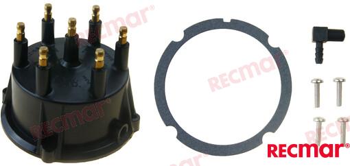 Distributor cap OEM: Mercruiser: 13753A2, 815407A2, 815407Q02, 815407Q5; OMC: 0500401, 0775516