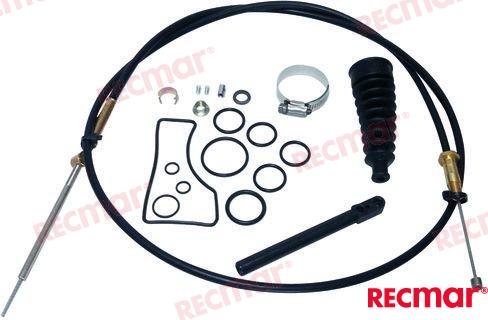 Gearshift cable set Bravo 1,2,3 OEM: Mercruiser: 19382A2, 815471A6, 815471T1, 865437A02, 8M0176522, 8M0176523
