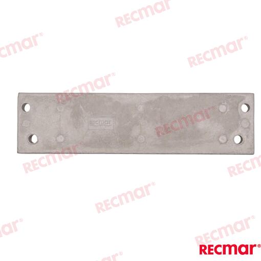 Alumīnija anods OEM: Mercruiser: 43396A1, 43396A2, 69-70-199, 818298, 8182981, 818298A1, 818298Q1, 818298T1, 97-8M0172259; OMC: 0509463