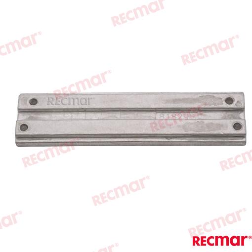 Alumīnija anods OEM: Mercruiser: 43396A1, 43396A2, 69-70-199, 818298, 8182981, 818298A1, 818298Q1, 818298T1, 97-8M0172259; OMC: 0509463