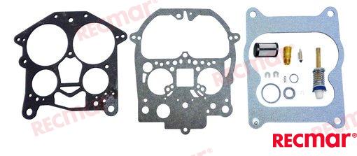 Carburettor repair kit for Rochester 4 barrel OEM: Mercruiser: 1397-8548, 397-8548, 397-9669, 823426A1, 8548, 856728, 8952, 9723