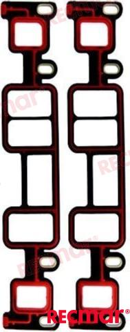 Intake manifold gaskets GM 4,3L Vortec OEM: Mercruiser: 27-824326002, 27-8243261, 824326002, 8243261; Volvo: 3855807, 3862033; OMC: 3855807