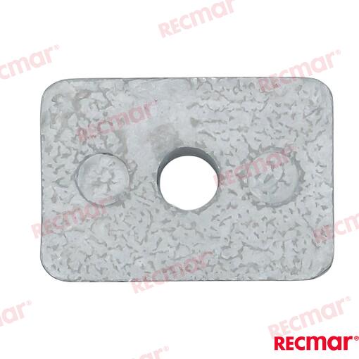 Aluminium anode for Mercury, Tohatsu, and Parsun