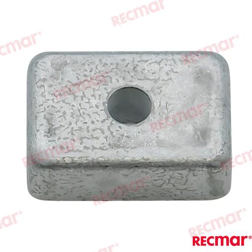 Aluminium anode for Mercury, Tohatsu, and Parsun