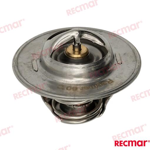 Thermostat in Stainless Steel 60° for GM/FORD based V6 & V8 engines