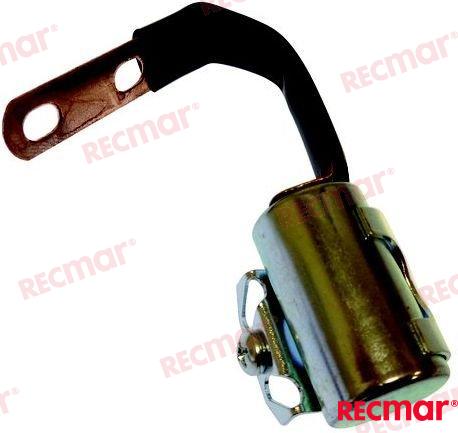 Condenser, Prestolite V8 OEM: Pleasurecraft: R115002; Mercruiser: 392-6324, 392-898223002, 392-8M6001249, 6324, 898253002, 898253003