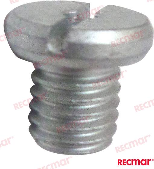 Oil screw for gearbox OEM: Mercruiser: 22-81924M, 22-8M0083059, 22-8M008360, 22-953683, 81924M, 953683; Parsun: F4-03000023