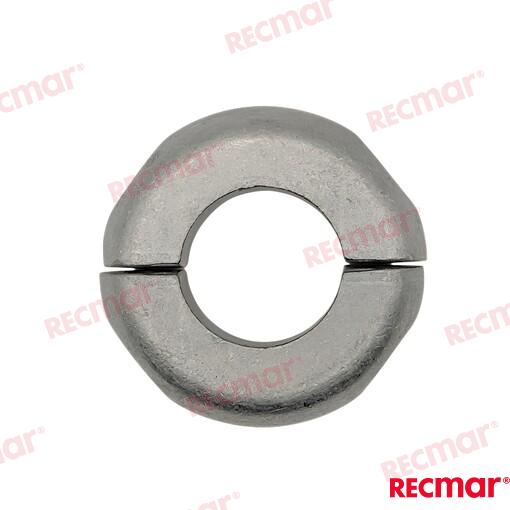 Flat Collar 30mm Zinc Anode
