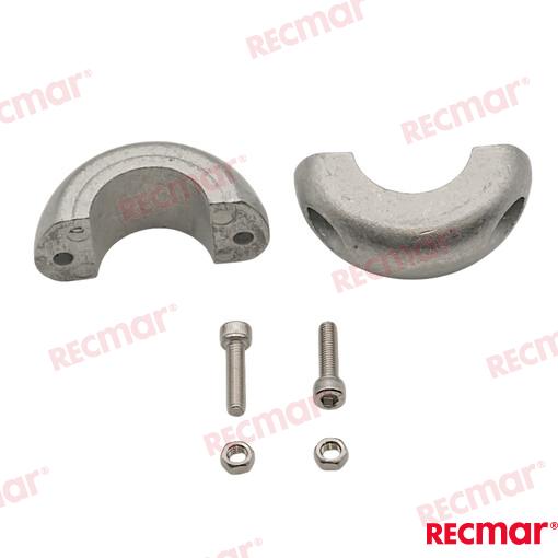Flat Collar 30mm Zinc Anode