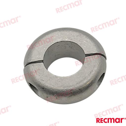 Flat Collar 30mm Zinc Anode