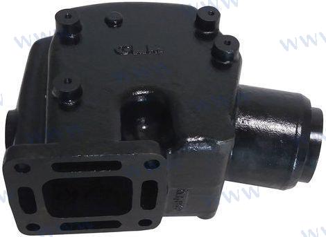 Exhaust manifold elbow V6/V8 OEM: Mercruiser: 95755A2, 98503A2, 98504A3; OMC: 0509527
