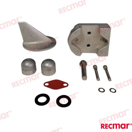 Anodu komplekts ALPHA ONE Gen 1 OEM: Mercruiser: 888755K02, 888755Q04, 888756A1, 888756A2, 888756K01, 888756K02, 888756Q01, 888756Q02