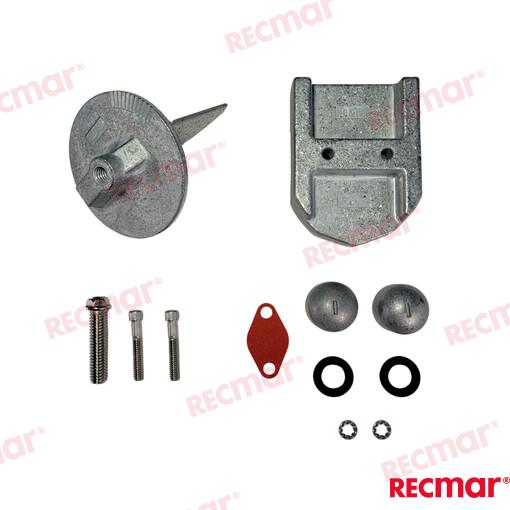 Anodu komplekts ALPHA ONE Gen 1 OEM: Mercruiser: 888755K02, 888755Q04, 888756A1, 888756A2, 888756K01, 888756K02, 888756Q01, 888756Q02