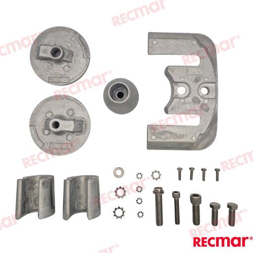 Anodu komplekts BRAVO 3 Magnija OEM: Mercruiser: 888761K02, 888761Q02, 888761Q04, 97-888761K02, 97-888761Q04