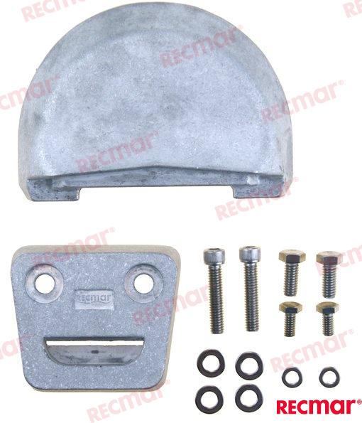 Anode set - Volvo Penta SX Aluminum OEM: Mercruiser: 8M6007988