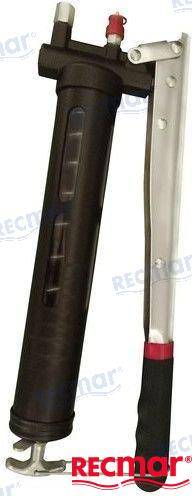 grease gun with plastic viewer