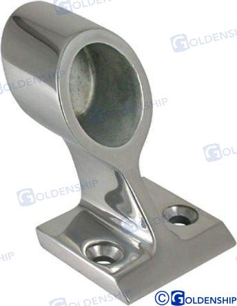 hand rail stanchion 60º forward Ø7/8" AISI316