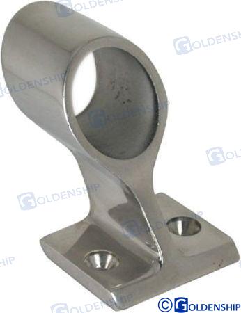 hand rail stanchion 60º center Ø7/8" AISI316