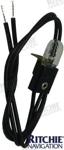 light socket, wire & light bulb