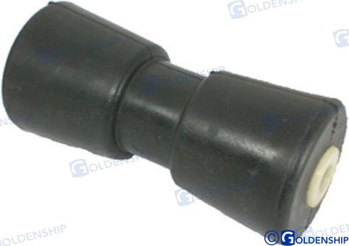 keel roller 240x89 mm black rubber