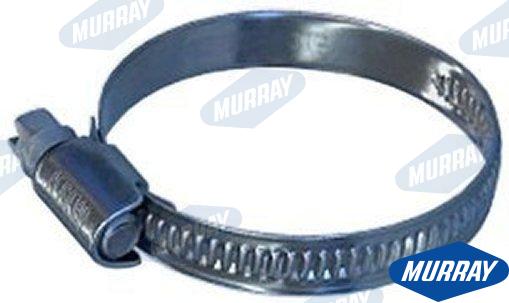 Embossed worm gear hose clamp 12mm Ø50-70mm AISI316 W5