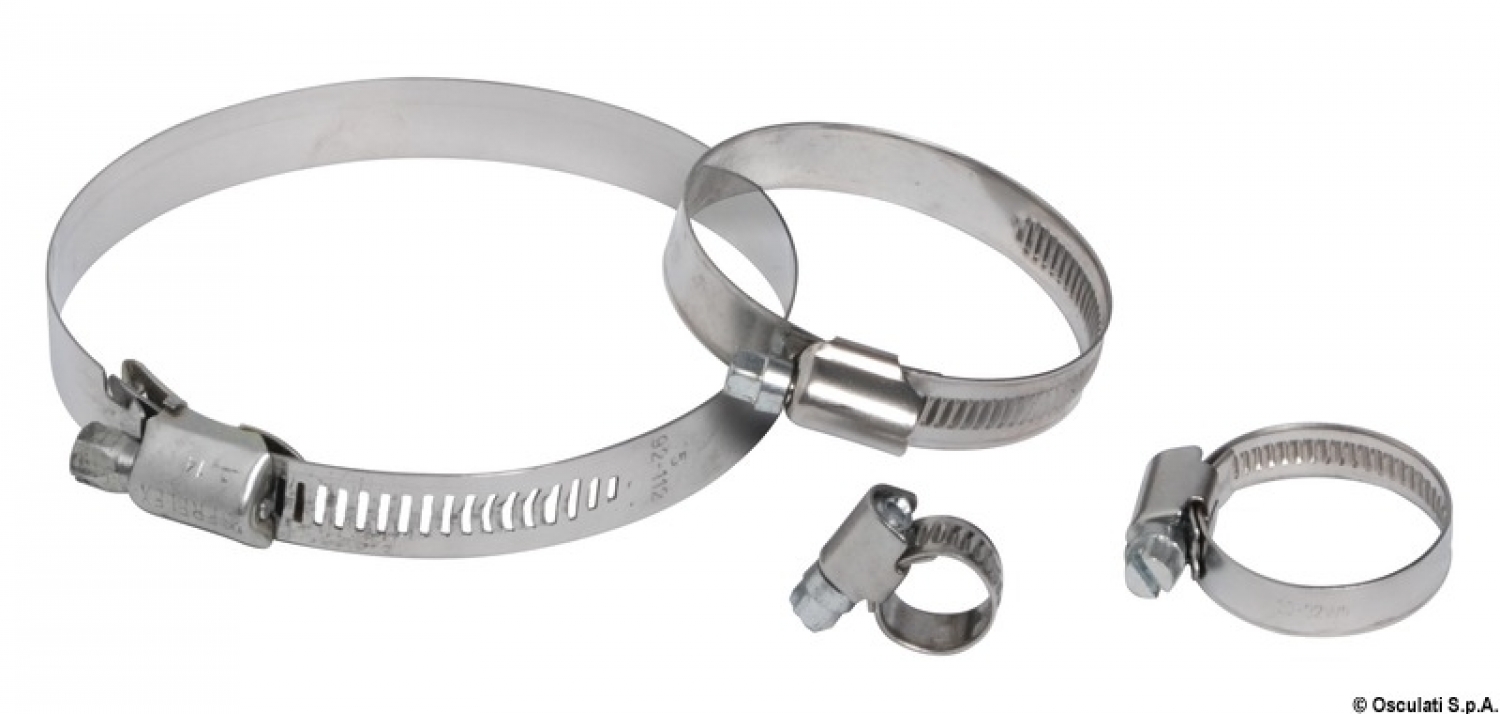 Hose clamp AISI 316 9 x Ø10-16 mm DIN3017
