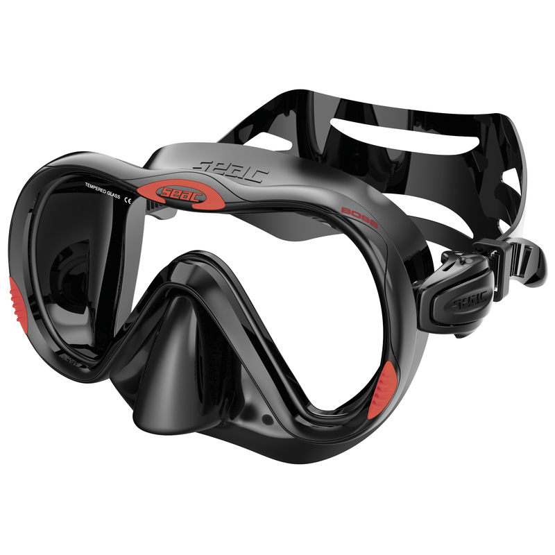 Niršanas maska Boss Black-Red Seac