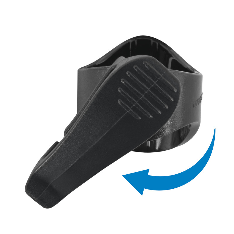 SEAC Reverse Dry snorkelēšanas caurule ​​ar Dry-Top sistēmu un attīrīšanas vārstu S/BL - Balta