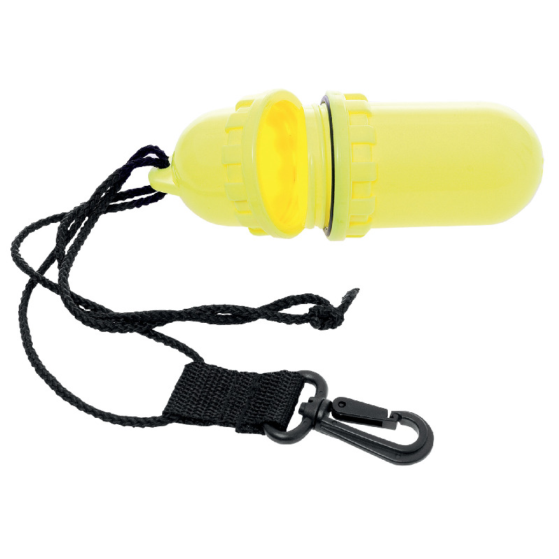 Seac Dry Tube, ūdensnecaurlaidīgs konteiners, dzeltens