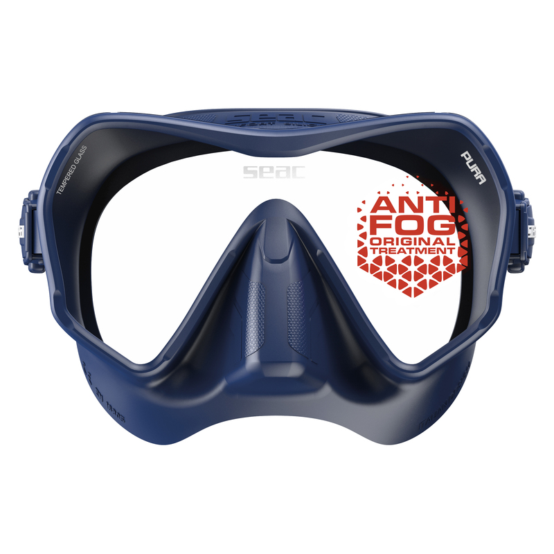 SEAC Pura Anti fog diving mask Color Dark  Blue