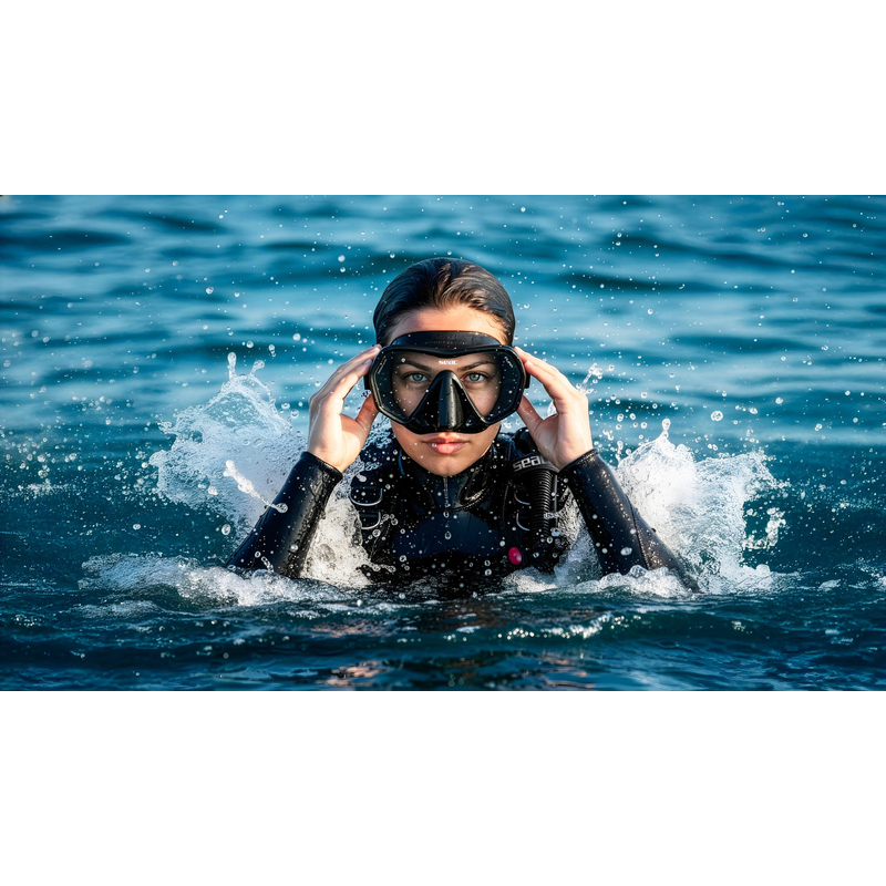 SEAC Pura Anti fog diving mask Color Dark  Blue