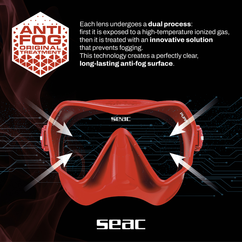 SEAC Pura Anti fog diving mask Color Dark  Blue