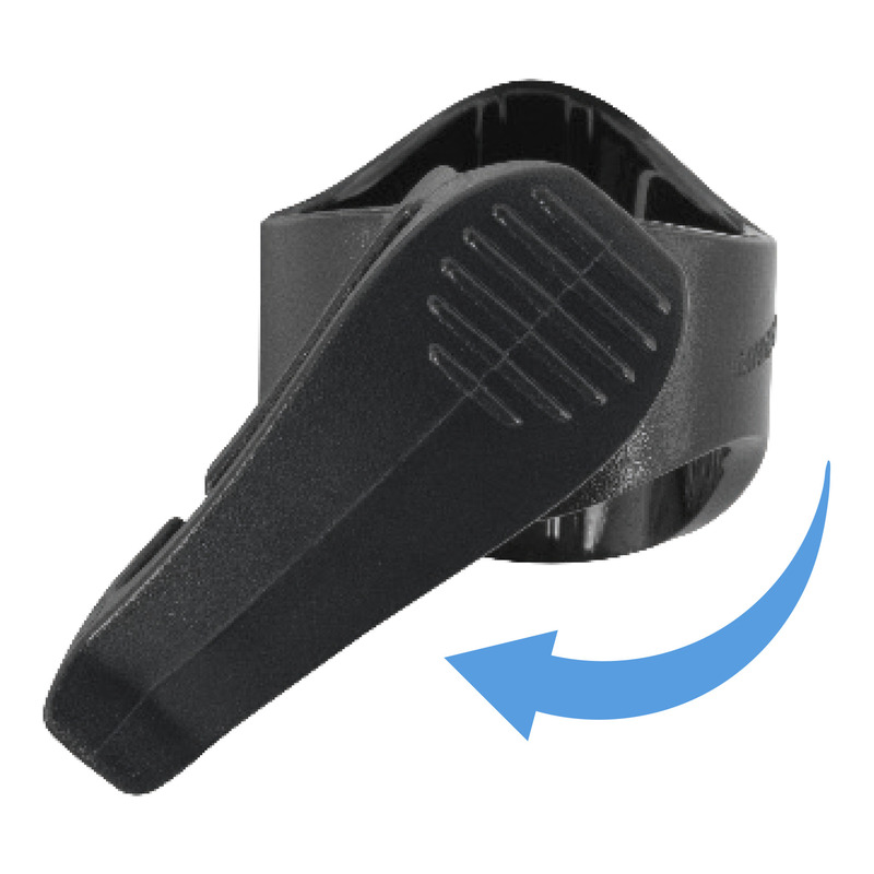 SEAC Reverse Dry Snorkel with Dry-Top System and Purge Valve S/BL - Blue