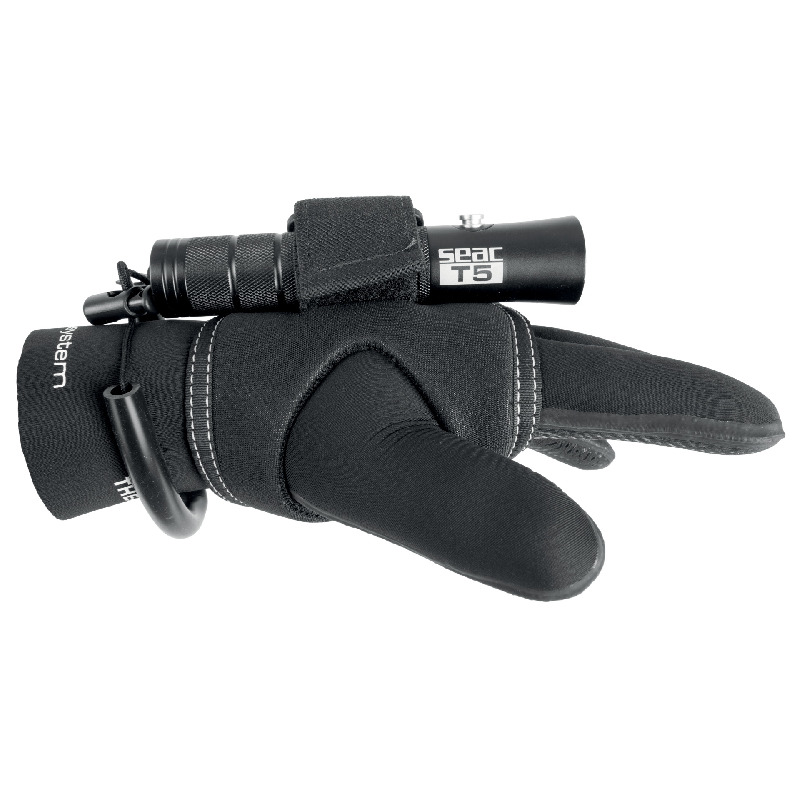 SEAC T5 underwater flashlight - charcoal grey