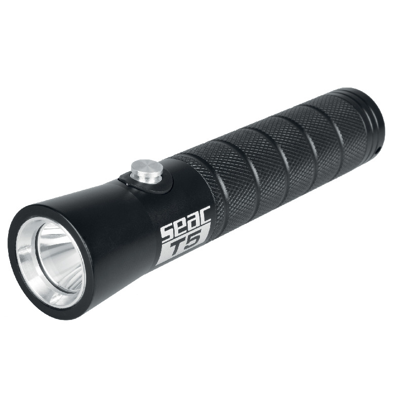 SEAC T5 underwater flashlight - charcoal grey
