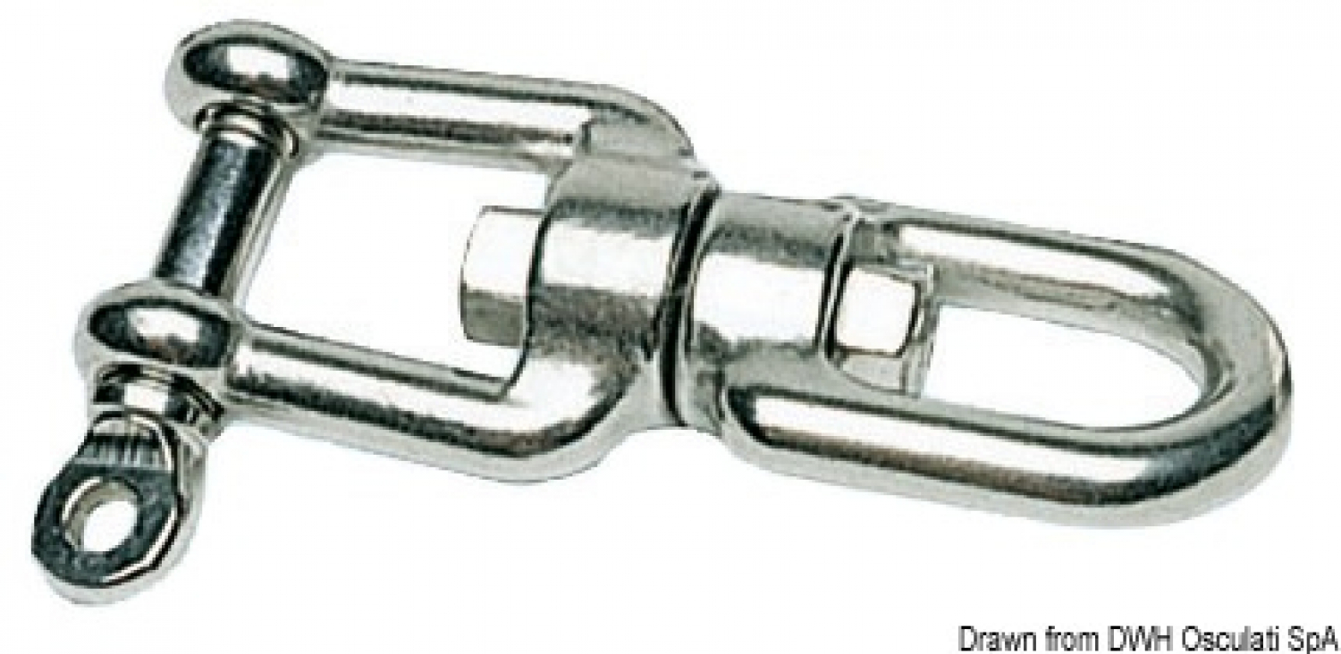 Скоба AISI316 10 мм - вращающийся A 113mm B 20mm C 22mm D 10mm