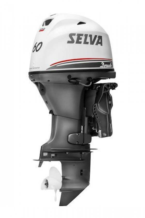 SELVA Dorado EFI 60HP E.ST.L.PT - Complete set with remote control, propeller and digital display!